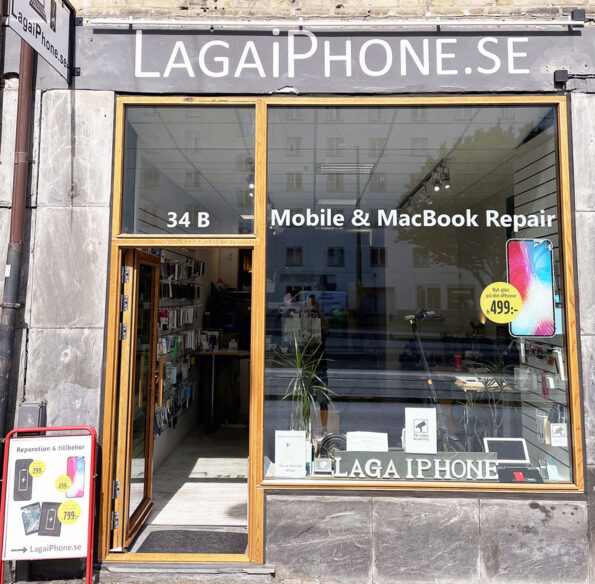 LagaiPhone butik på Engelbrektsgatan 34B i Göteborg